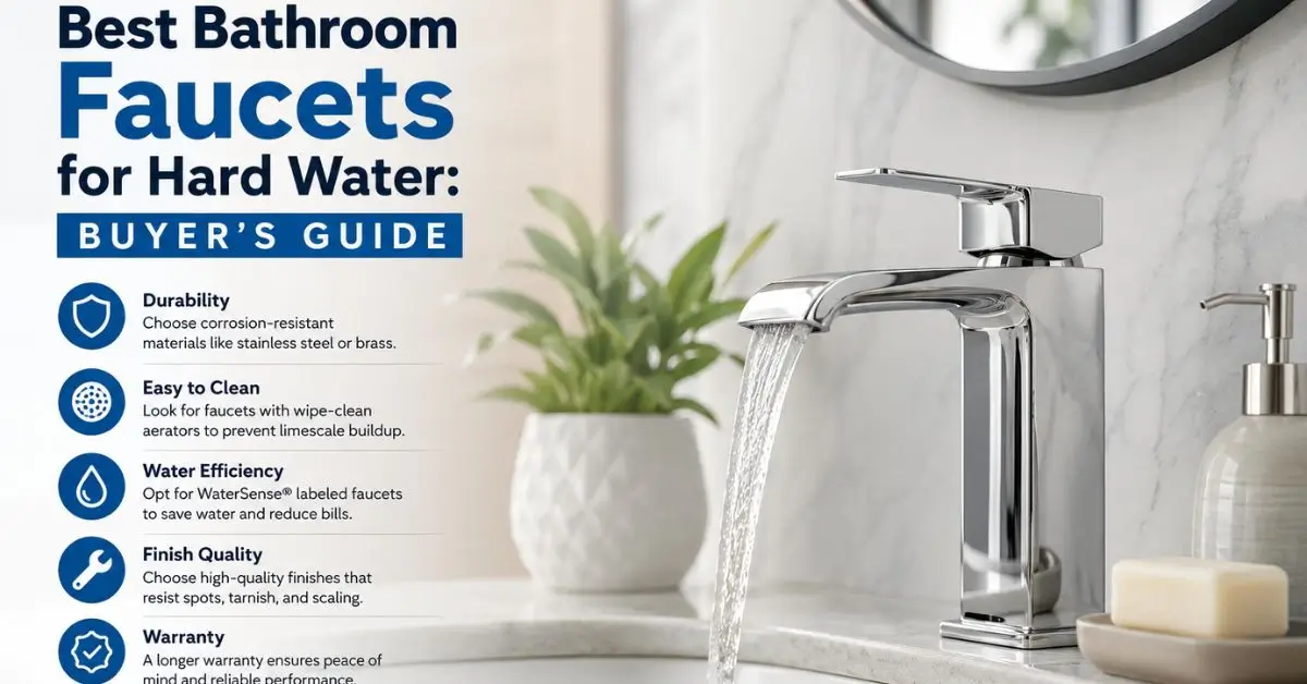 Best Bathroom Faucets for Hard Water: Buyer's Guide - Smart Fix Up