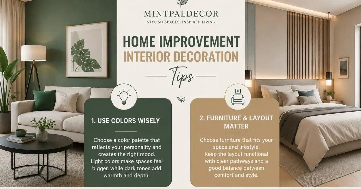 Interior Decoration Tips Mintpaldecor: Full Guide - Smart Fix Up