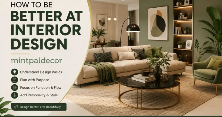 How to Be Better at Interior Design Mintpaldecor: Practical Tips