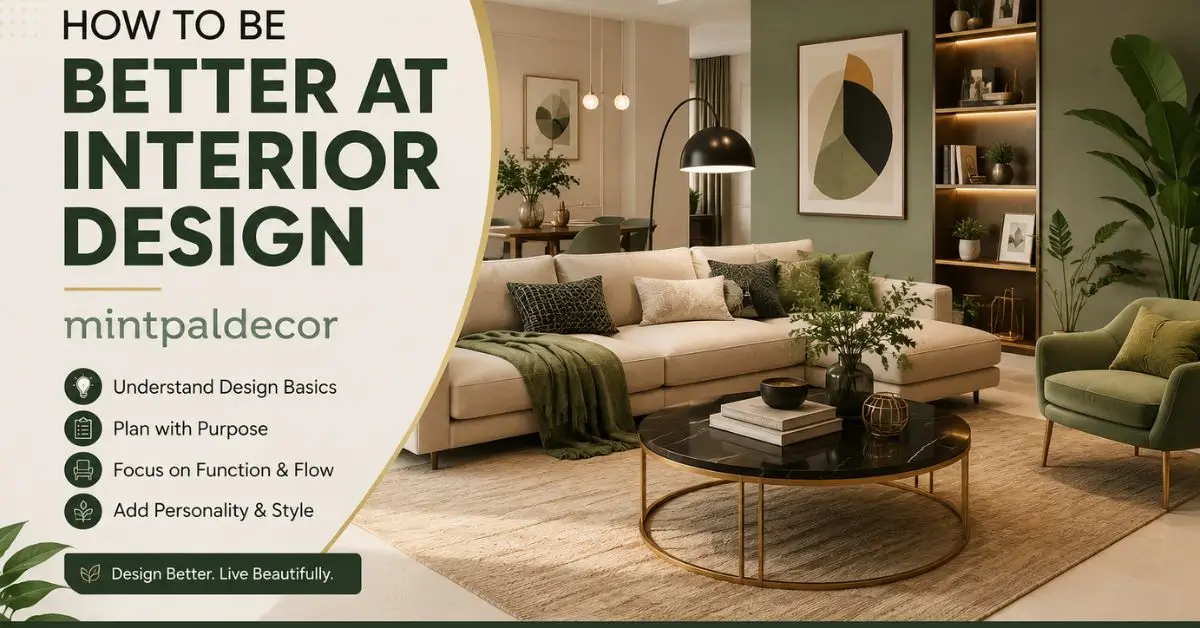 How to Be Better at Interior Design Mintpaldecor: Practical Tips - Smart Fix Up