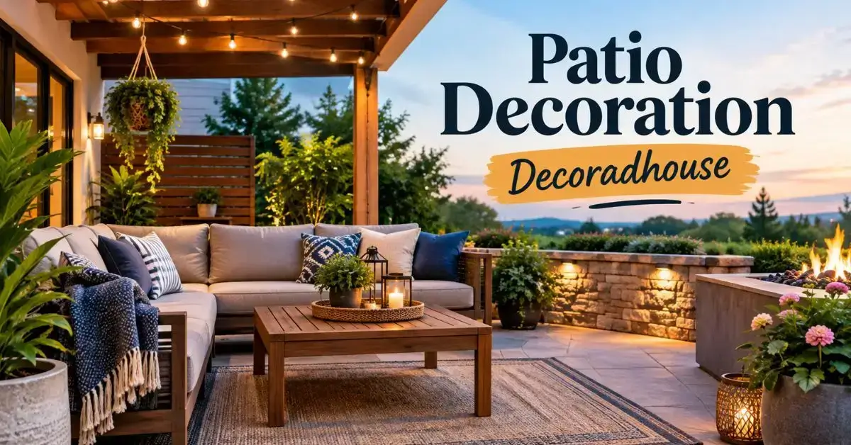 Patio Decoration Decoradhouse: Outdoor Styling Guide - Smart FIx Up